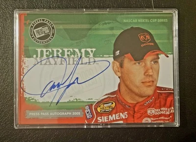 2005 NASCAR Press Pass Authentics AUTOGRAPH - JEREMY MAYFIELD - Image 1 of 2