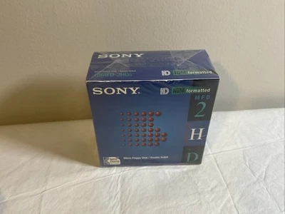 Disquete sellado Sony MFD 2HD 3,5" IB formateado paquete de 10 (varios disponibles) Foto 1 de 2