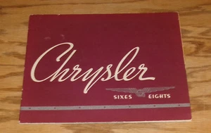 Original 1936 Chrysler Sixes and Eights Deluxe Sales Brochure Convertible Coupe - Picture 1 of 6