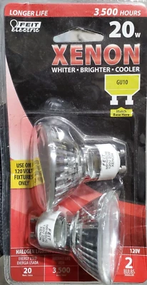 *2PACK* Feit Electric Xenon 20-Watt EQ GU10 Dimmable Bright White - Image 1 of 2