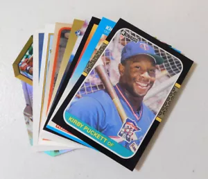 KIRBY PUCKETT HOF YOU PICK YOUR CARD, ASSORTED YEARS & COMPANIES (item#G41) - Picture 1 of 29