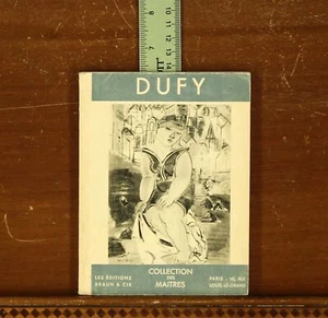 Raoul Dufy (Collection des Maitres) Sketches French Art Book Vtg 1950 Braun Cie - Picture 1 of 7