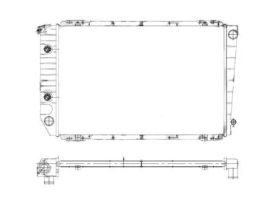 Radiador Crown Victoria 56161PDJR 1988 1989 1990 para Ford LTD 1987-1991 Foto 1 de 2