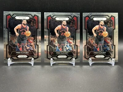 2023-24 Panini Prizm Fred VanVleet Houston Rockets #97 LOT OF 3 - Image 1 of 4