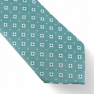 Cravatta cravatta uomo Club Room Delaney medaglione regular classica 3 1/4" verde $55 - Foto 1 di 5