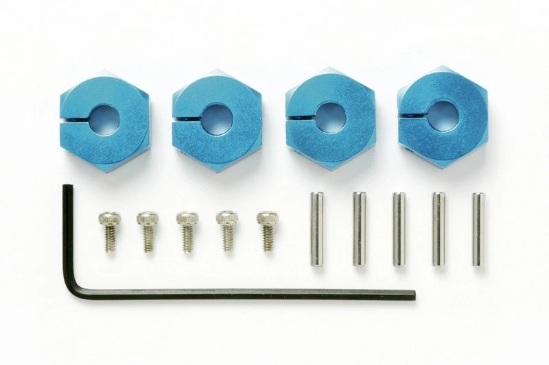 Tamiya Radmitnehmer Alu sichernd 5mm dick 12mm Sechskannt - 300053823 - Bild 1 von 1