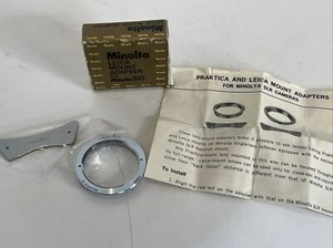 Minolta leica mount adapter for minolta SR 6012-611, New In Box Vintage Photo - Picture 1 of 13