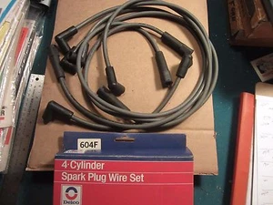 1979 1980 1981 1982  Chevette T1000 Delco 4 cyl ignition wire set 604F - Picture 1 of 1