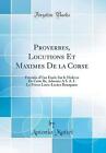 Proverbes Locutions Et Maximes De La Corse Prcds