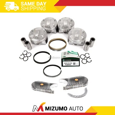 Pistons Main Rod Bearings Fit 06-11 Honda Civic Si Acura CSX 2.0L K20Z2 K20Z3 - Imagem 1 de 4