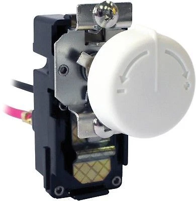 King Electrical Tkit-1bw Retrofit Built-in Single Pole Thermostat Kit 48 to 80 Deg F White