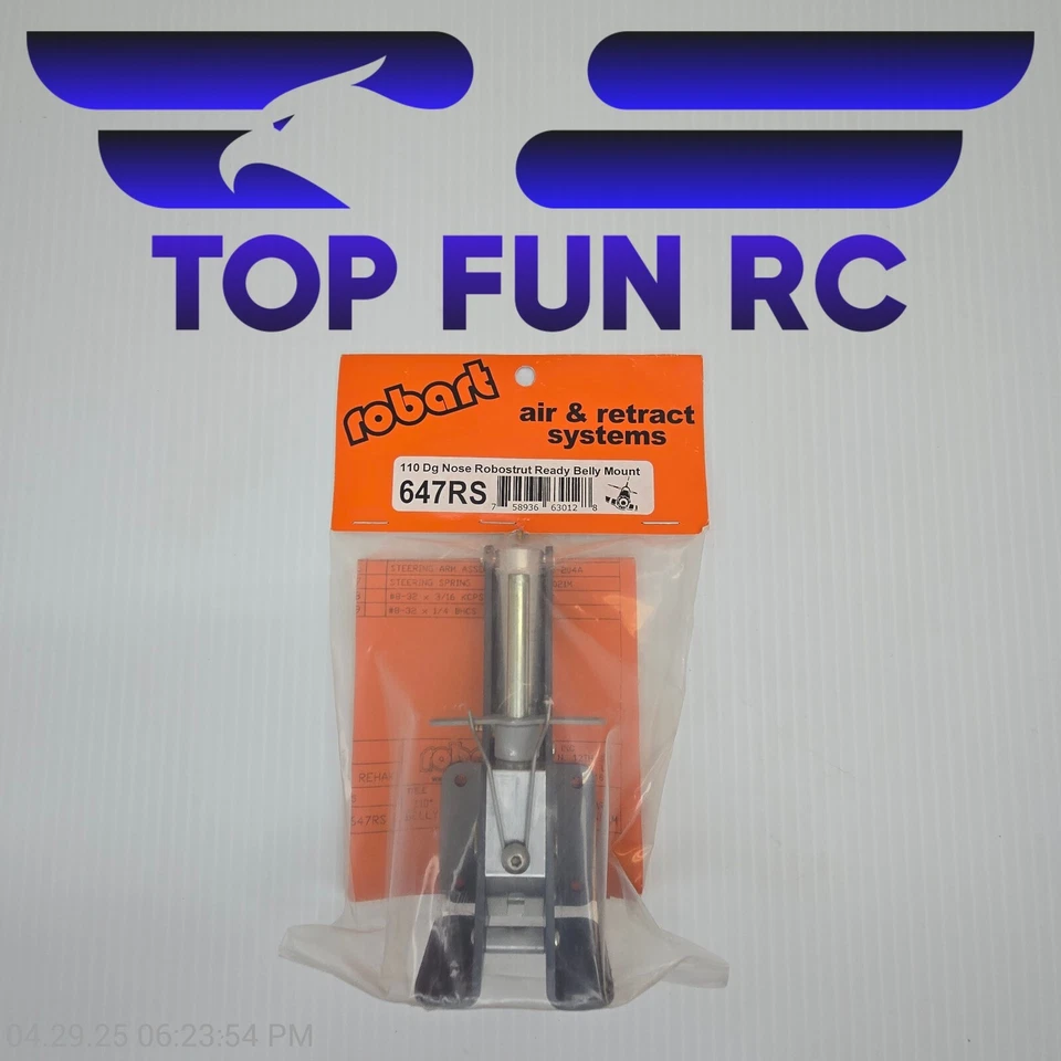 Robart RC 647RS 110 Degree Nose Robostrut Ready Belly Mount - Image 1 of 1