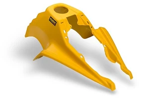 NEW SUZUKI LT250R YELLOW PLASTIC RACE FRONT FENDER LT 250R PLASTICS - Picture 1 of 2