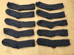 NWOT Women's Burlington Merino Wool Blend Socks 10 Pair Size Medium Grey #257R - Picture 1 of 2