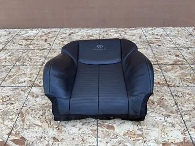 INFINITI Q50 2014-2024 OEM FRONT RIGHT PASSENGER UPPER SEAT SKIN CUSHION (BLACK) - Imagem 1 de 4