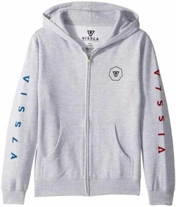 VISSLA Boy's Zip Up Hoodie SWELLBOW - GRH - XLarge - NWT - Picture 1 of 1
