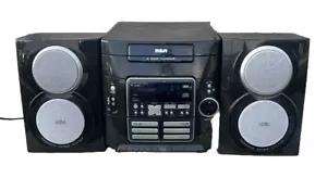 RCA RS2620 5 Disc Changer Cassette Deck Sound System W/ Original Speakers - Picture 1 of 21