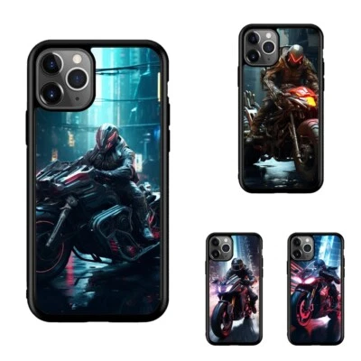 poster helmet motorbike bike For Samsung A34 A40 A41 A42 A50 A51 A52 - Image 1 of 4