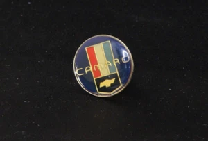 Camaro Car Logo Vintage Round Lapel Pin - Picture 1 of 2