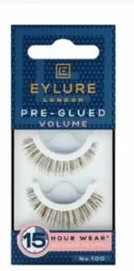EYLURE VOLUME PRE GLUED LASHES No.100 - Bild 1 von 3