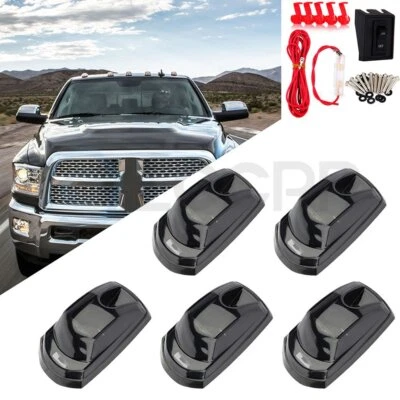 Luz de corrida amarela superior 5X para 2017-2019 Ford F250 350 Super Duty + kit de fiação - Imagem 1 de 4
