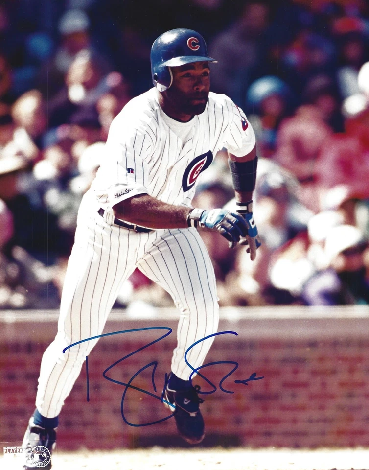 Foto Autografada de Brian McRae 8x10 - MLB Cubs Royals Mets Rockies - c/COA - Imagem 1 de 1