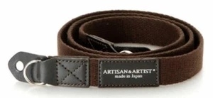 Official ARTISAN & ARTIST Camera Strap Brown ACAM-102 BRN / Made in Japan - Picture 1 of 3