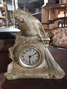 Bronze clock. Very early American. Completely intact. - Picture 1 of 11