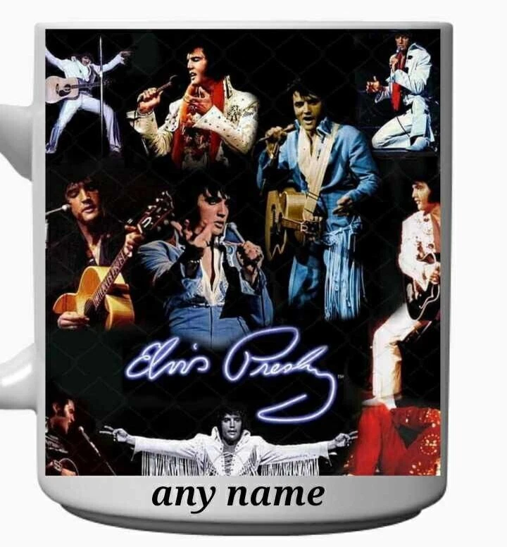 CHRISTMAS 2025 - ELVIS PERSONALISED  GIFT MUG BY MUGS4EVERYONE - Image 1 of 1