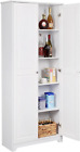 Tall Pantry Storage Cabinet, 72'' Kitchen Pantry Cabinet, Freestanding Room Stor