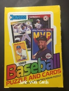 Donruss Wax Hobby Box 1989 tarjetas de béisbol 36 paquetes nuevos Griffey, Johnson, Sheff - Imagen 1 de 3