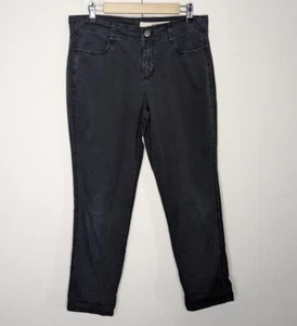 DKNY Jeans Womens black Casual pants size 10 cotton - Picture 1 of 4