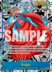 One Piece Emperors in the New World Buggy Manga Rare OP09-051 NM english - Picture 1 of 1