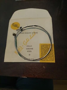 Cello wound  Metal D Strings 4 pcs - Picture 1 of 1
