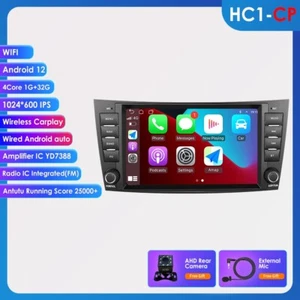 For Mercedes-Benz W211 E Class Android 12.0 Carplay Car Stereo Radio GPS +Camera - Picture 1 of 12