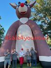 32' FOOT INFLATABLE RUDOLPH THE RED NOSED REINDEER CUSTOM MADE!!!!!!