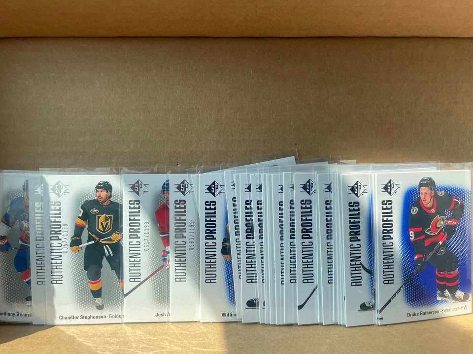 2021-22 Upper Deck SP AUTHENTIC PROFILES COMPLETE YOUR SET YOU PICK - Image 1 of 1