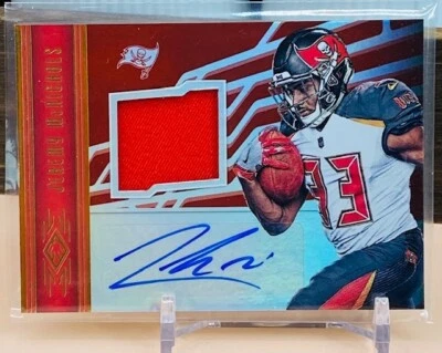 2017 Panini Phoenix Jeremy McNichols RPS Jersey 074/299 #RAJ-JM Rookie Auto RC - Image 1 of 2