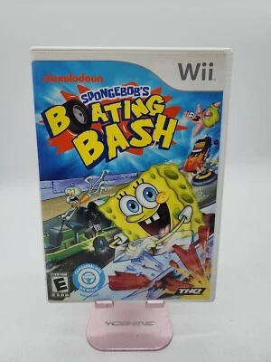 SpongeBob's Boating Bash (Nintendo Wii, 2010) Game Case Manual - Tested - Image 1 of 4