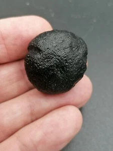 Tektite Philippinite Rizalite di Qualità 12,96g / 2,6cm Meteorite Impact Glass - Foto 1 di 16