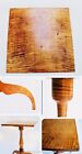 RARE Antique Candle Stand Federal Furniture Curly Tiger Maple Colonial American