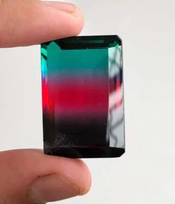 62.80 Cts Bi Color Tourmaline, Top Quality Tourmaline Doublet Gemstone - Image 1 of 4