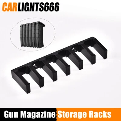 x6 Para Glock 26/19/17/34/33 Soporte Mag Estándar Montaje en Pared Cargador Estante de Almacenamiento Foto 1 de 4