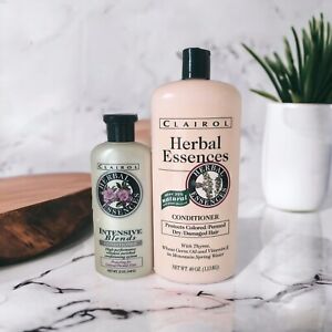 1995 CLAIROL Herbal Essences Protection & 2000 Intensive Blends Conditioner DUO