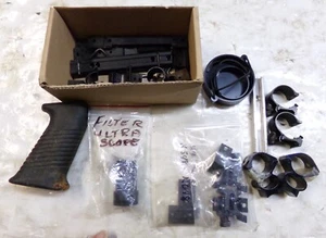 Cleaning up workbench, box lot of rings, bases, grips and stuff      #2605 - Picture 1 of 6