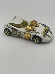 1993 HOT WHEELS VINTAGE HE-MAN MASTER OF THE UNIVERSE Diecast Car White/Gold. - Bild 1 von 9