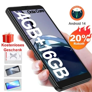 2025 Neu Android 14 Smartphone Ohne Vertrag Handy 4GB+16GB 8Core Dual SIM 4G IPS - Bild 1 von 24