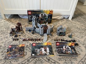Huge Lego Lord Of The Rings Lot (Helms Deep, Attack On Wether Top, Orc Forge)