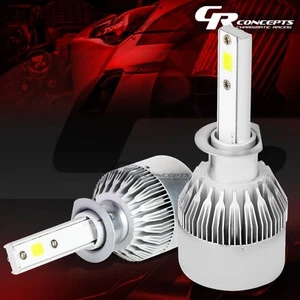 2 PIEZAS 6000K H1 FAROS LED BLANCOS DE HAZ ALTO/BAJO BOMBILLAS DE REPUESTO + VENTILADOR DE REFRIGERACIÓN - Imagen 1 de 7