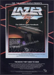 LAZER TAG - Original 1987 Trade AD / Poster - TSR / Worlds of Wonder Promo - Bild 1 von 1